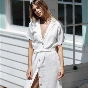 NWT Maurie & Eve Higher Love dress in a beautiful nectarine color.